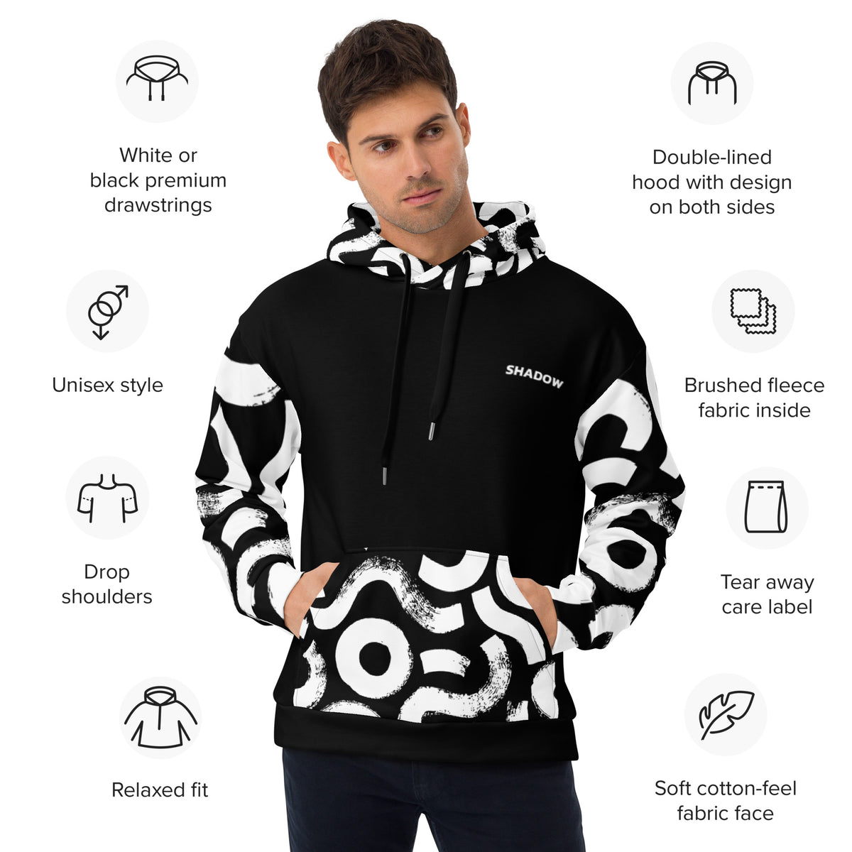 SPACE BLACK 2 - Unisex Hoodie