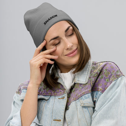 SHADOW Embroidered Beanie