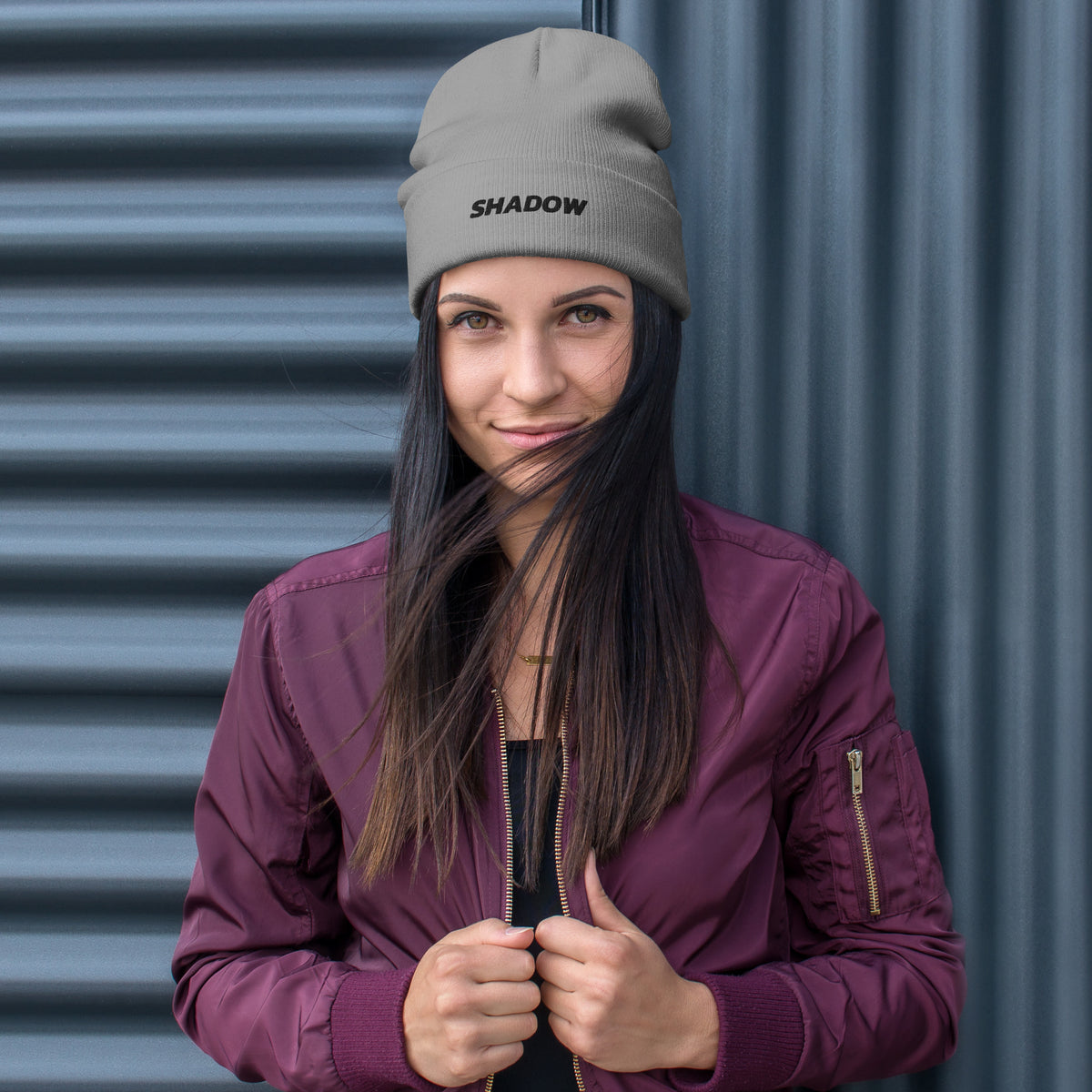 SHADOW Embroidered Beanie