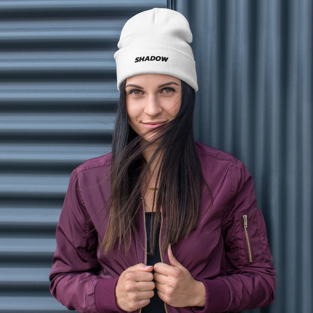 SHADOW Embroidered Beanie