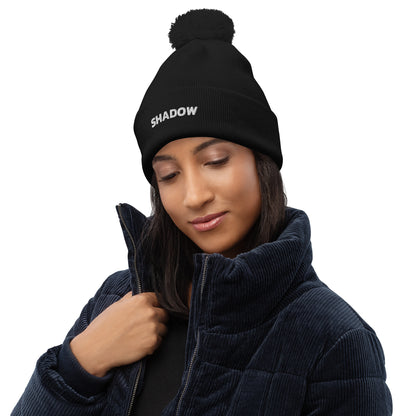 SHADOW Pom pom beanie