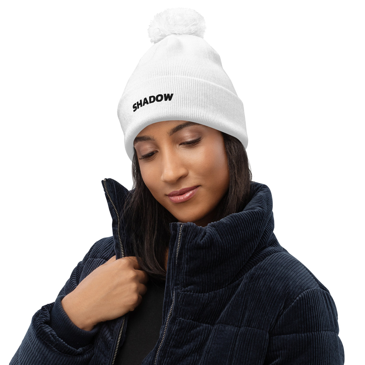 SHADOW Pom pom beanie