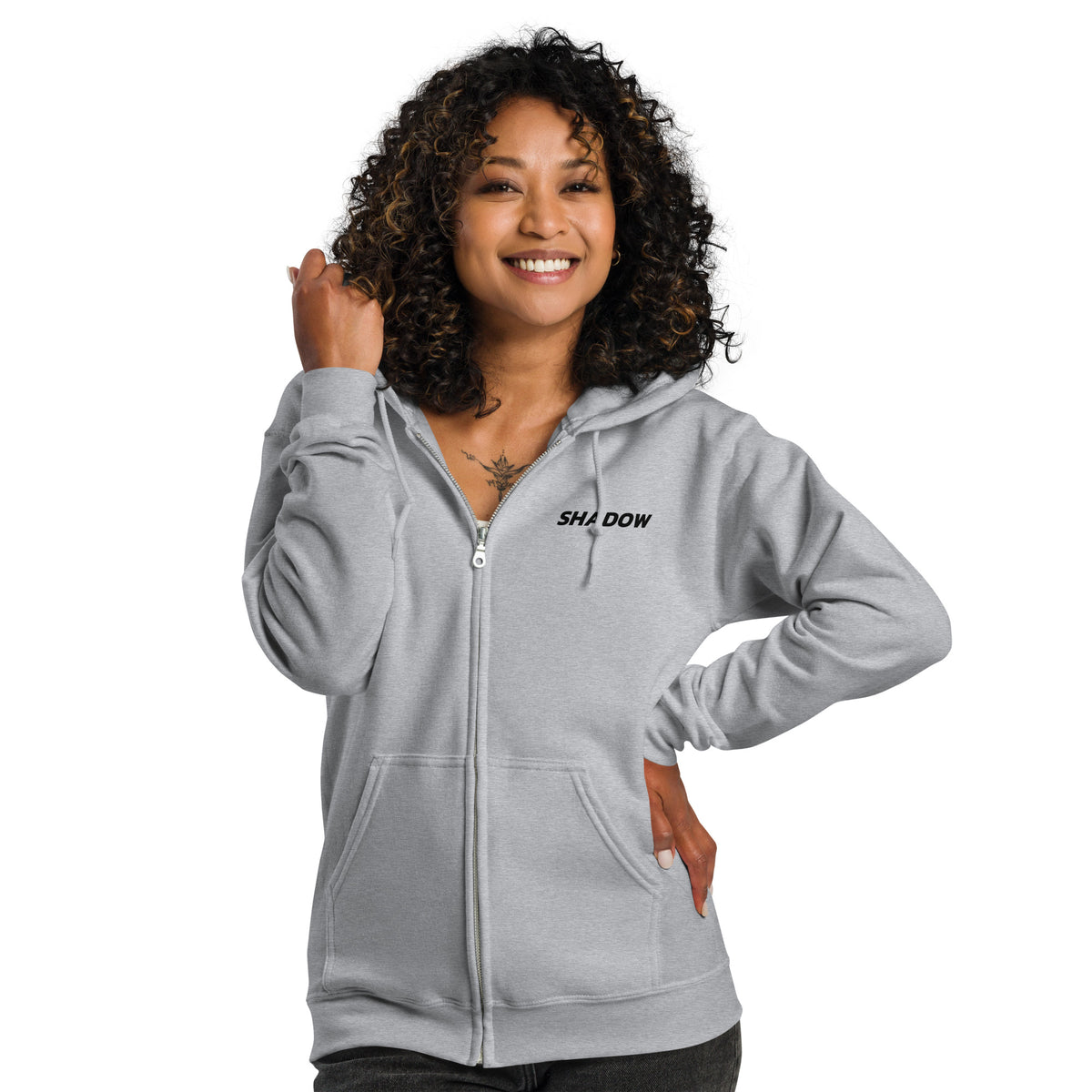 SHADOW Unisex heavy blend zip hoodie