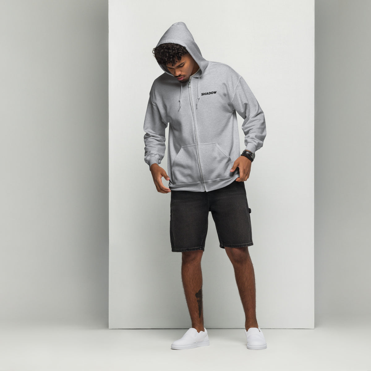 SHADOW Unisex heavy blend zip hoodie