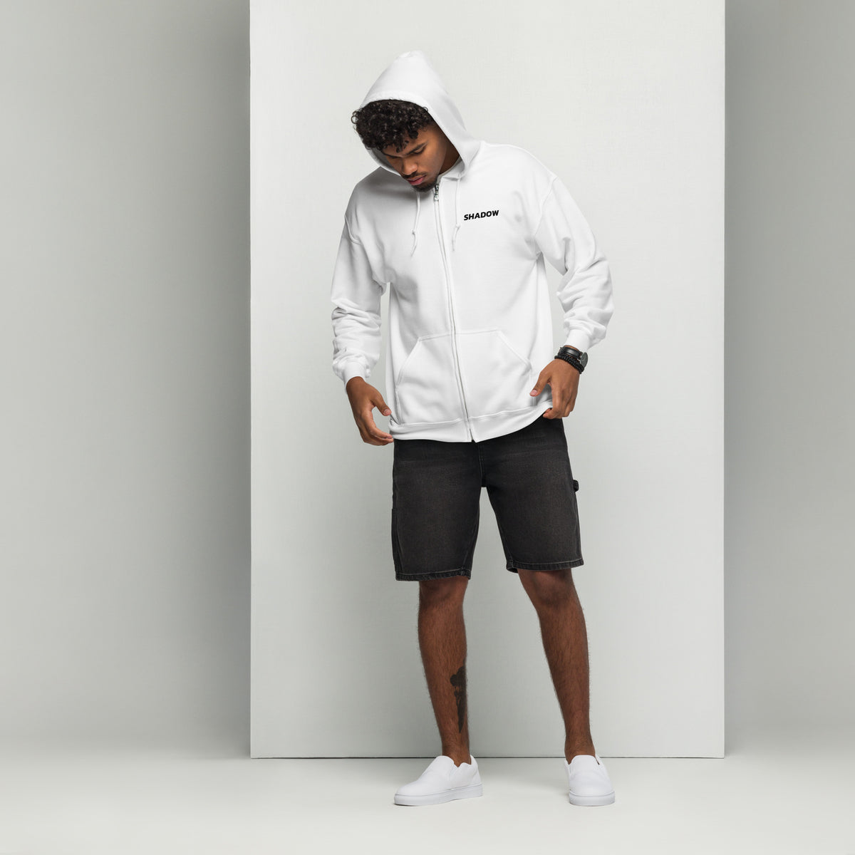 SHADOW Unisex heavy blend zip hoodie